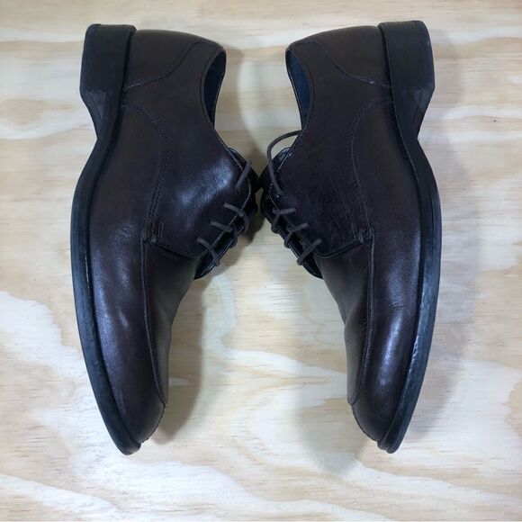 Cole Haan Brown Leather Grand OS Lace Up Oxfords Shoes Men’s Size 8 Wide - Picture 4 of 10